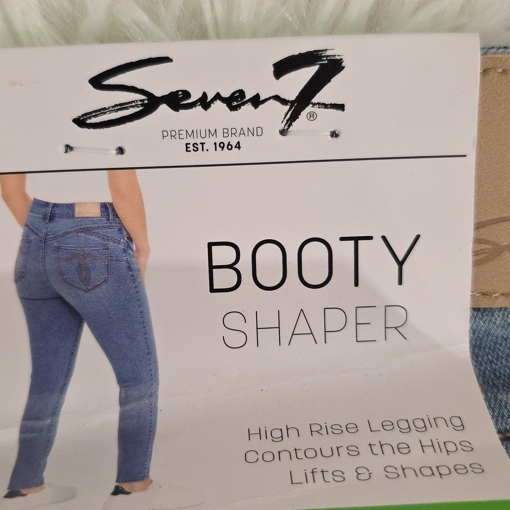 Seven7 Booty Shaper High Rise Jean Legging. Size 10. NWT - Picture 5 of 10
